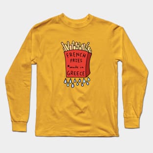 French Fries, Made in Greece Long Sleeve T-Shirt